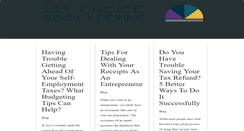 Desktop Screenshot of 1stchoicebookkeeping.com